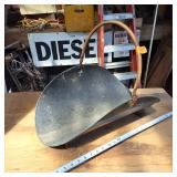 Vintage wood carrier for fireplace