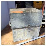 Heavy Duty Vintage Painters Box, 14 inches wide by 15 inches tall 11 inches deep