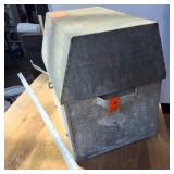 Heavy Duty Vintage Painters Box, 14 inches wide by 15 inches tall 11 inches deep