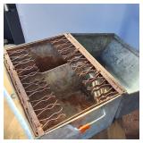 Heavy Duty Vintage Painters Box, 14 inches wide by 15 inches tall 11 inches deep