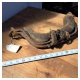 Vintage Large Animal partial harness  stuffed with straw!