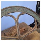 Vintage Cast Iron Pump Fly Wheel by Fairbanks Morse Co out of Chicago, Il