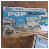 Pop Rivet tool unopened in original box  includes rivets