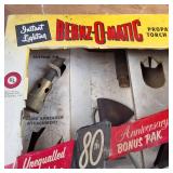 Benz O Matic Vintage propane torch set  pencil burner, soldering tip, etc