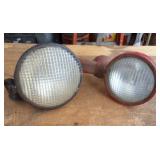 Very Old Vintage Lamps lot of (2)