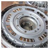 13 inch inner diameter lot of (4) heavy duty spoked hub caps