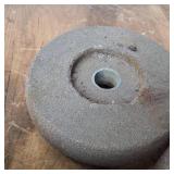 3 thick grinding stones, 7 inch, 7 inch and 8 inch