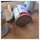Lot of (3) Vintage Full Quart size Oil Cans Valvoline: 20w 50 SAE 30, & Heavy Duty