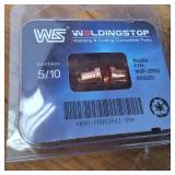 Welding Stop Shield Nozzle and electrodes 5/10 (NIB)