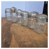 Large lot of vintage Pint size Ball and Atlas canning jars