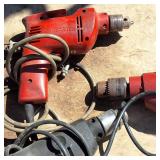 Black and Decker, Makita and more  5 corded drills