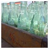 Full crate Vintage Coca Cola 6.5 oz returnables with Vintage Wooden Crate!