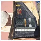 CF Zimmerman Auto Harp  Vintage  257809 with sheet music