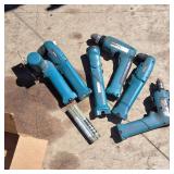 Large Lot (6) Piece Vintage Makita with one battery