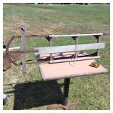 Vintage Metal Runner Snow Sled 56 inches Long, 14 inches wide