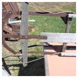 Vintage Metal Runner Snow Sled 56 inches Long, 14 inches wide