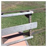 Vintage Metal Runner Snow Sled 56 inches Long, 14 inches wide