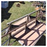 Vintage Metal Runner Snow Sled 56 inches Long, 14 inches wide