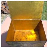 Vintage Tin Box  Unique Kitchen Display 11 x 9 x 7 inches