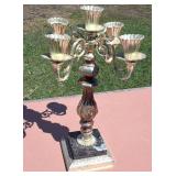 Vintage 5 candlestick holder!  Dilly mfg co, made in USA
