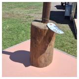 Large Vintage Hand made wooden utility tool that is 45 inches tall and 6 inches wide