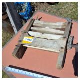 Vintage wooden wringer