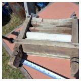 Vintage wooden wringer