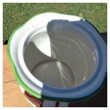 Ceramic cookie jar and candy dish  matching set