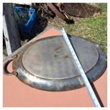 Large and Heavy Silver Plated Tray