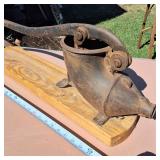 Large Vintage Sausage Press  No 0 - Looong handle!