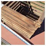 Vintage Wooden Egg Crate