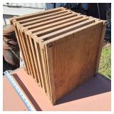 Vintage Wooden Egg Crate