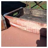 Lot of (2) Vintage Soda Case Crates (Coke and C&W Bottling Company)