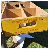 Lot of (2) Vintage Soda Case Crates (Pepsi and Squirt)