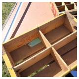 Lot of (2) Vintage Soda Case Crates (Pepsi and Squirt)