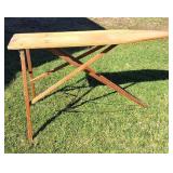 Vintage Wooden Folding Ironing Board