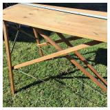 Vintage Wooden Folding Ironing Board