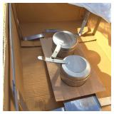 NSF Chafing Dish (NIB) Food and water Pan lot of (2)  Royal Industries 8Quart