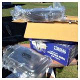 NSF Chafing Dish (NIB) Food and water Pan lot of (2)  Royal Industries Stainless 8Qt