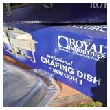NSF Chafing Dish (NIB) Food and water Pan lot of (2)  Royal Industries Stainless 8Qt
