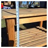 Reclaimed Barnwood Kitchen Bread Table (Hand made)