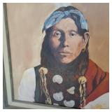 Hand Painted Original American Painting - 24 Inches tall