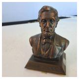 Abraham Lincoln Bronze Bust - 5 inches tall