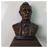 Abraham Lincoln Bronze Bust - 5 inches tall