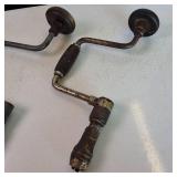 Lot of (2) Large Vintage "Cordless" Hand Drills