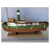 Sanson Wooden Schooner Model - 2 feet long!