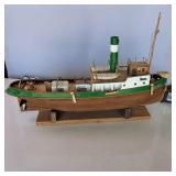 Sanson Wooden Schooner Model - 2 feet long!