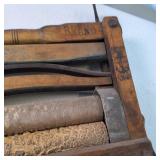Anchor Brand Antique Laundry Clothes Ringer - Wooden and Cast Iron - Made June 20th, 1898