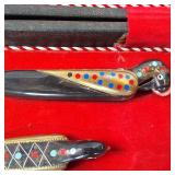 Set of Vintage Serving Utensils - Japanese Bird Design