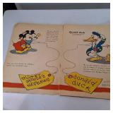 Vintage 1935 Large Donald Duck Book - printed in Racine, WI Whitman Publishing for Walt Disney